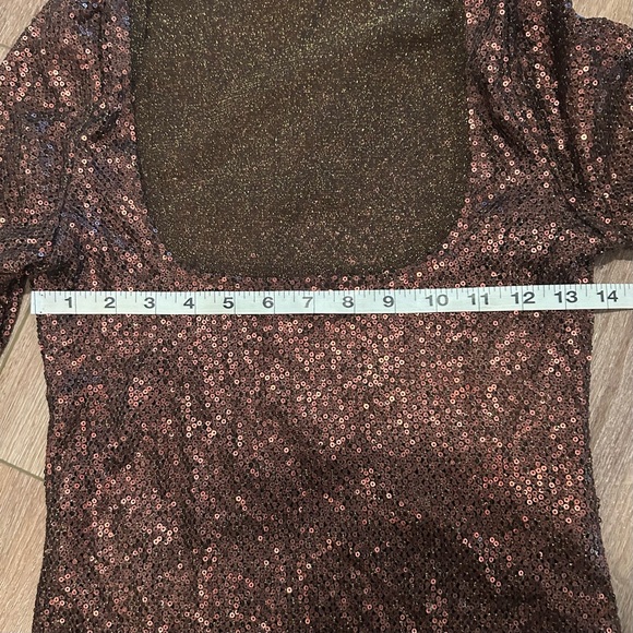 Free People Intimately Sequin Top - Picture 5 of 7